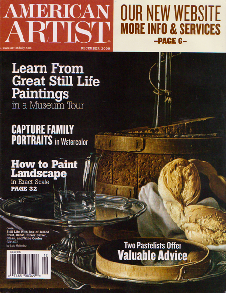 American Artist December 2009 issue.