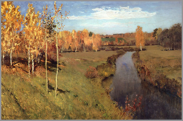 Isaac Levitan. Golden Autumn, 1895.