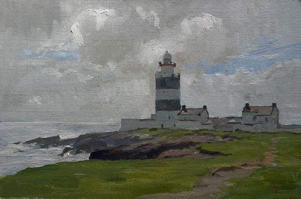Landscape Painting of Hook Head, Ireland