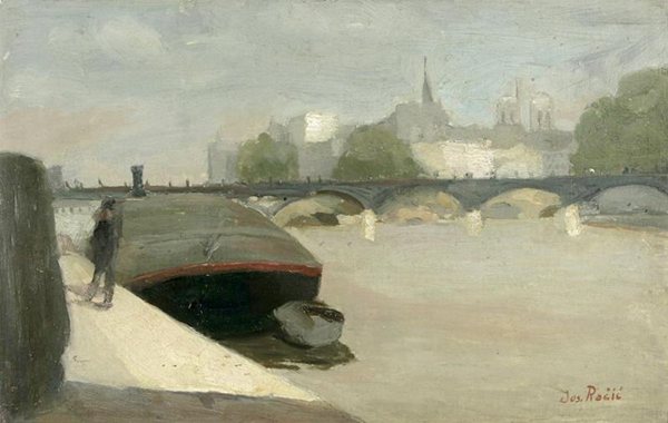 Pont des Arts. 1900