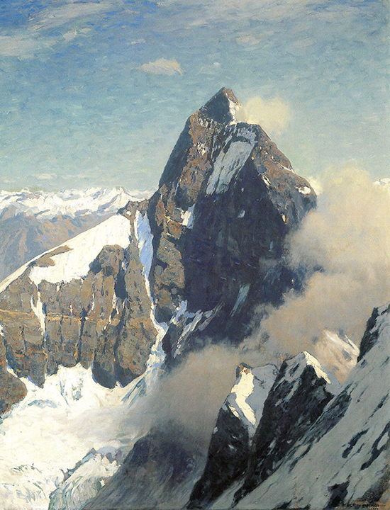 Eugen Felix Prosper Bracht. The Matterhorn.