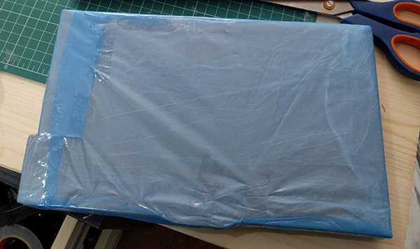 Home made carbon fiber pochade box, step one.